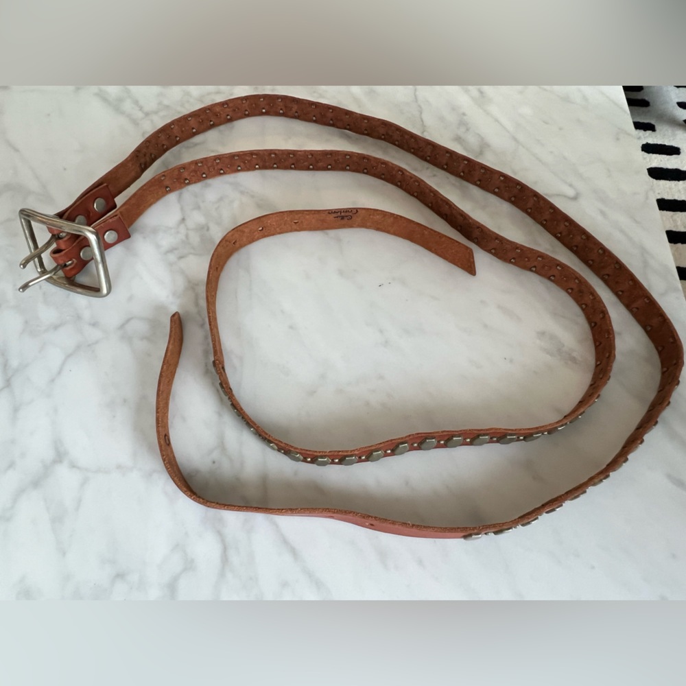 Calleen Cordero Double Strap Studded Belt